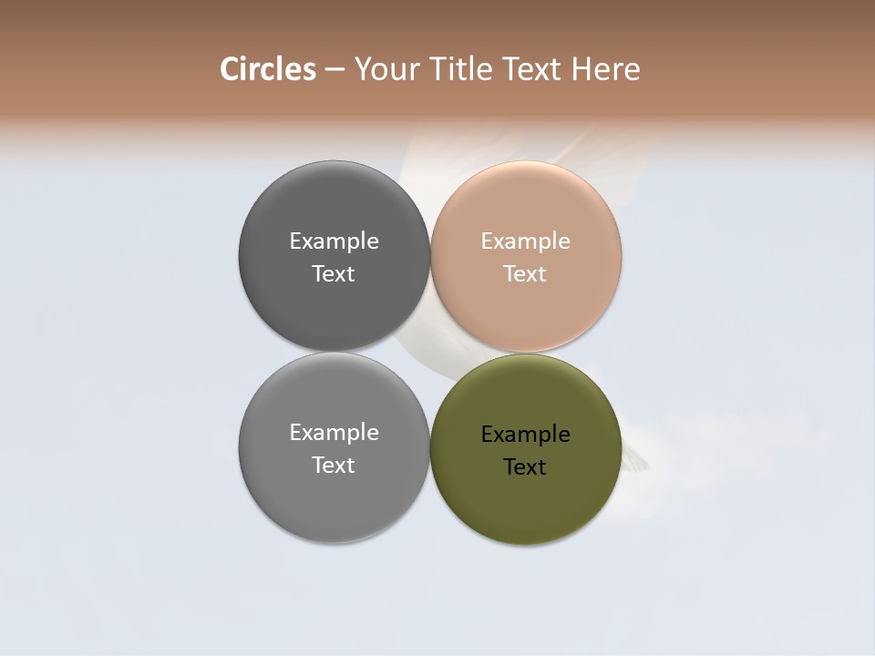 Dove Blue White PowerPoint Template