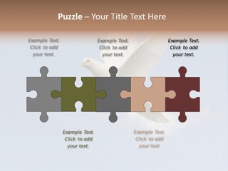 Dove Blue White PowerPoint Template