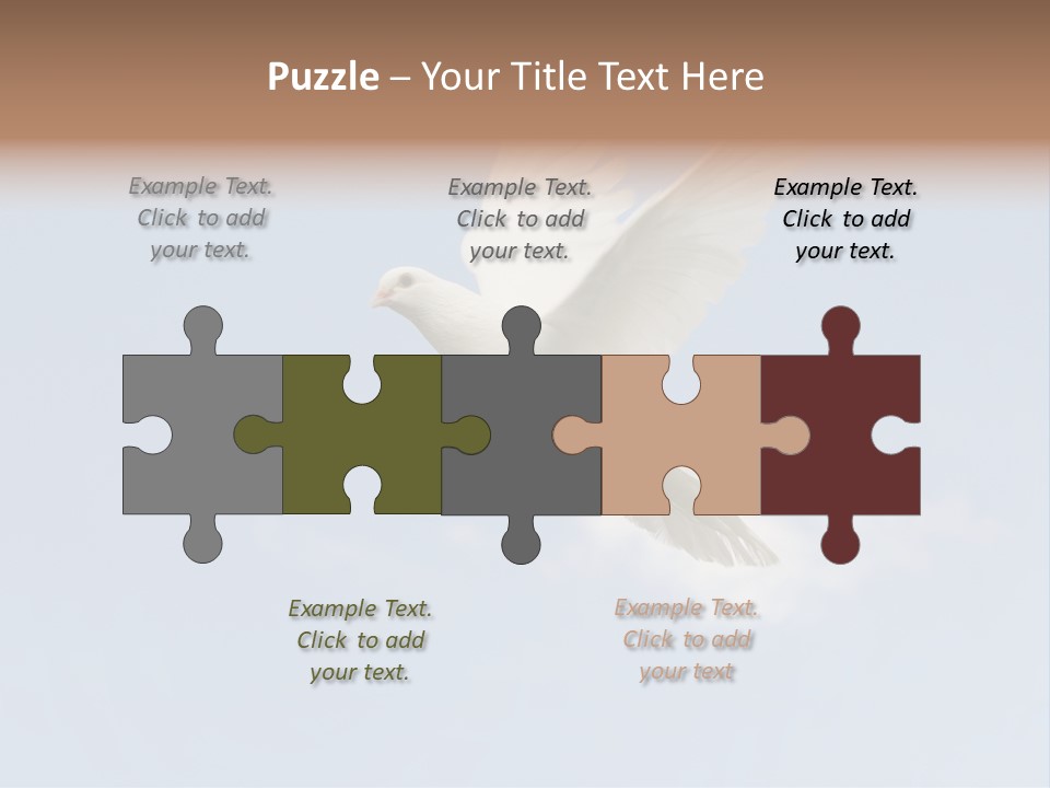Dove Blue White PowerPoint Template