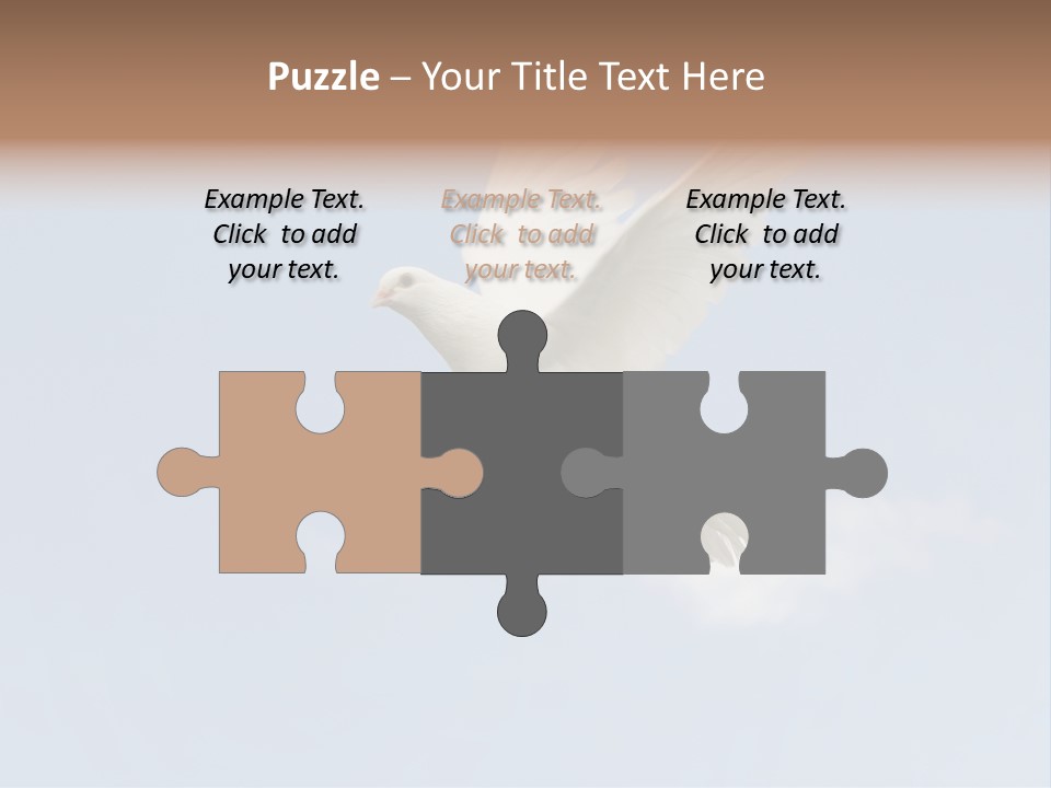 Dove Blue White PowerPoint Template