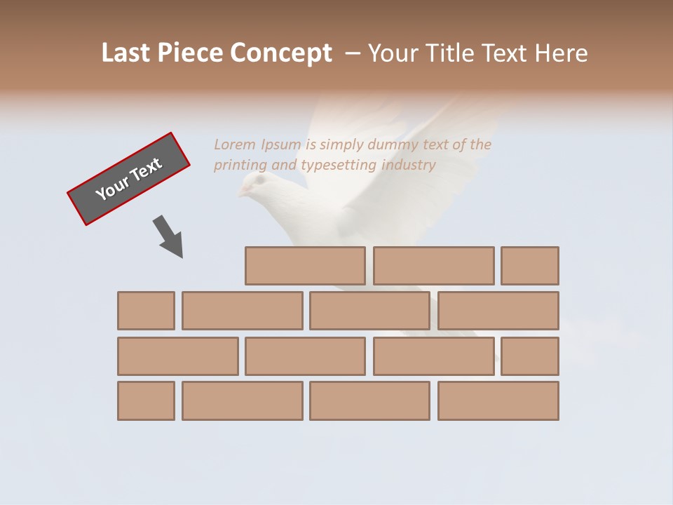 Dove Blue White PowerPoint Template