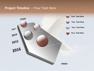 Dove Blue White PowerPoint Template