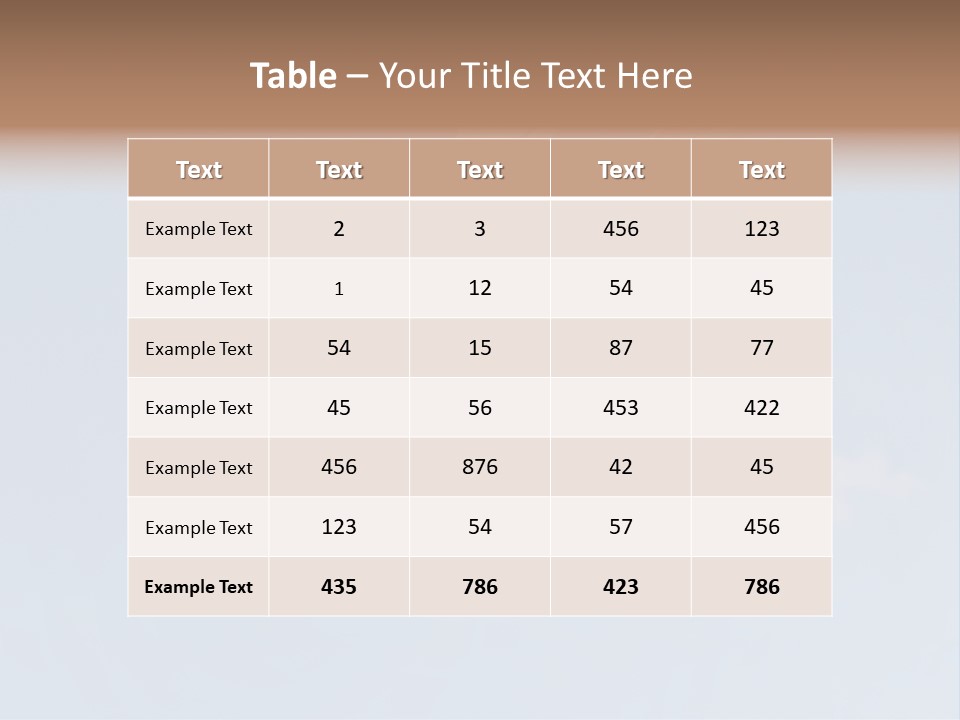 Dove Blue White PowerPoint Template