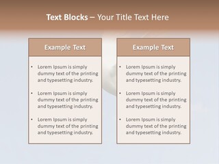 Dove Blue White PowerPoint Template
