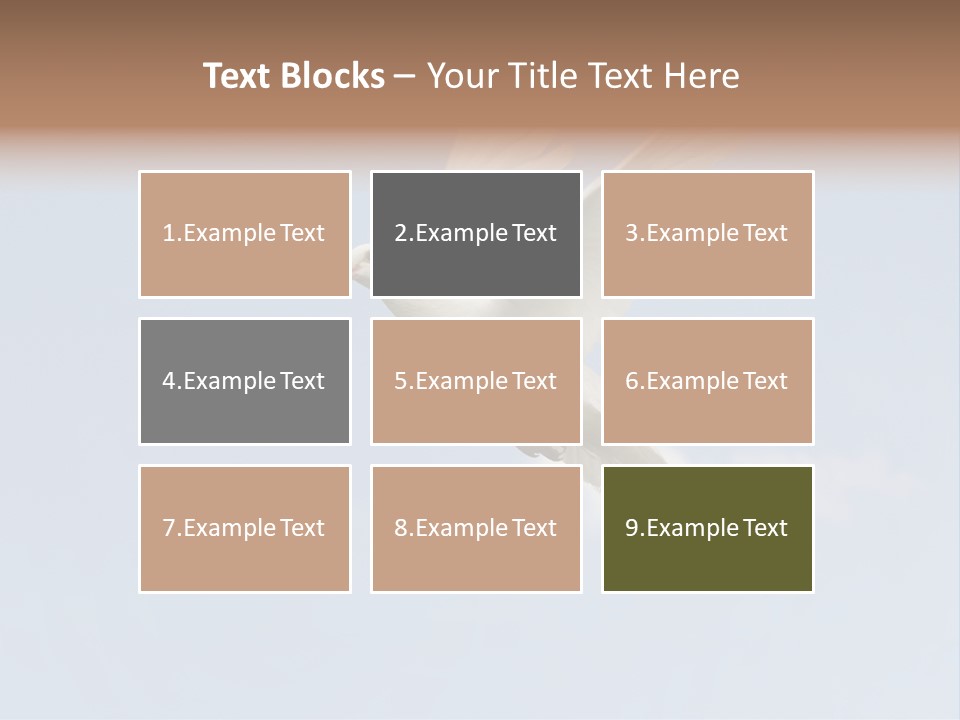 Dove Blue White PowerPoint Template
