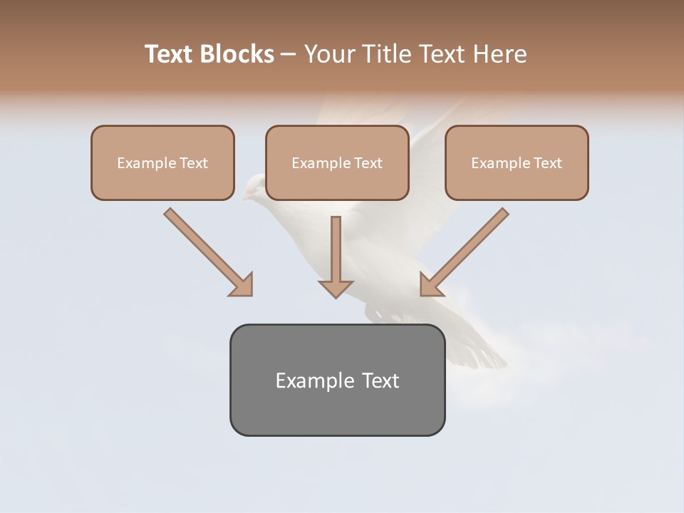 Dove Blue White PowerPoint Template