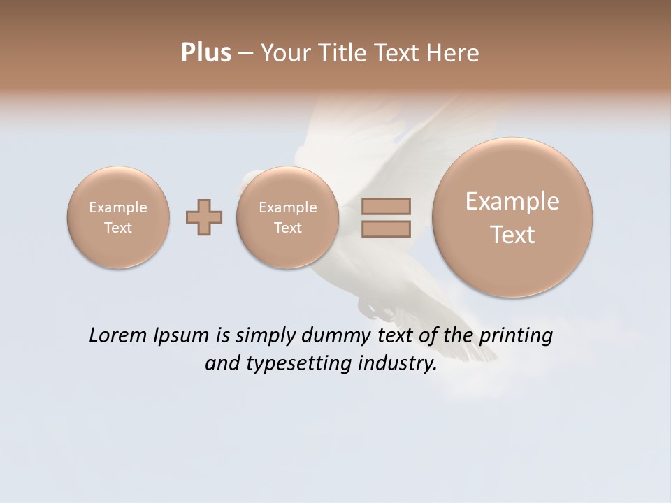 Dove Blue White PowerPoint Template
