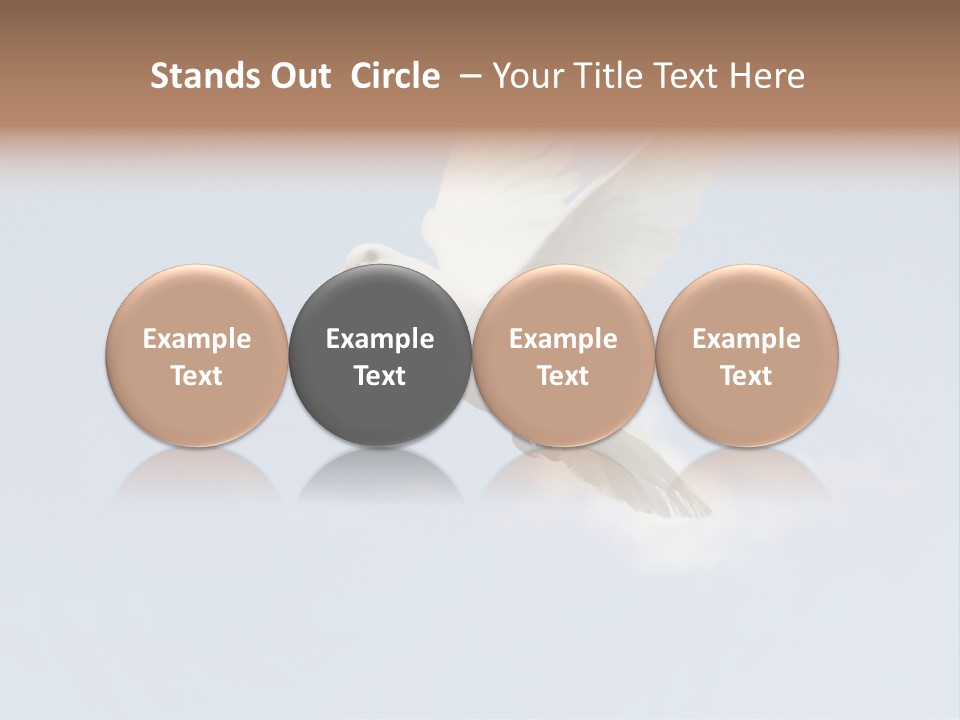 Dove Blue White PowerPoint Template