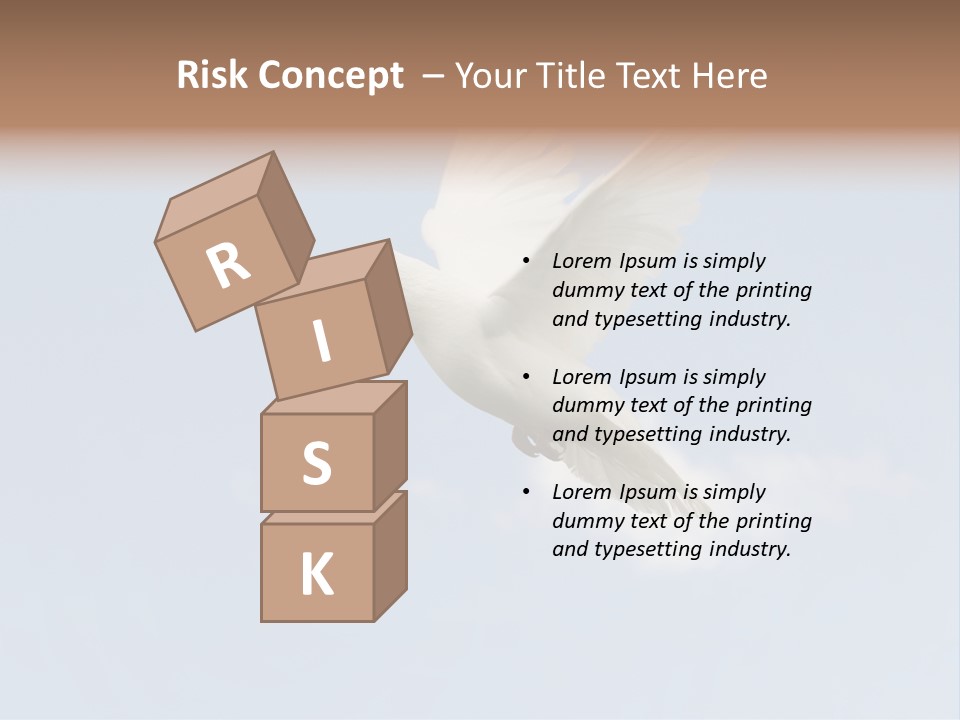 Dove Blue White PowerPoint Template