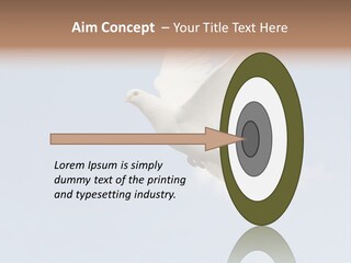 Dove Blue White PowerPoint Template