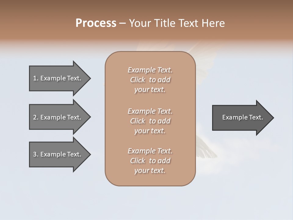 Dove Blue White PowerPoint Template