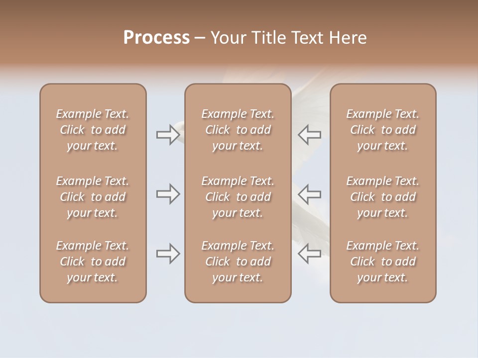 Dove Blue White PowerPoint Template
