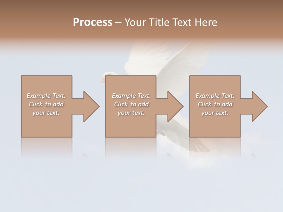Dove Blue White PowerPoint Template