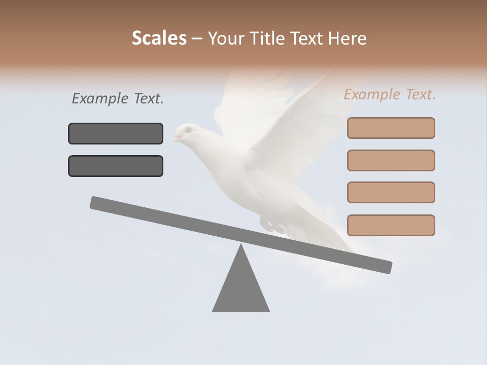 Dove Blue White PowerPoint Template