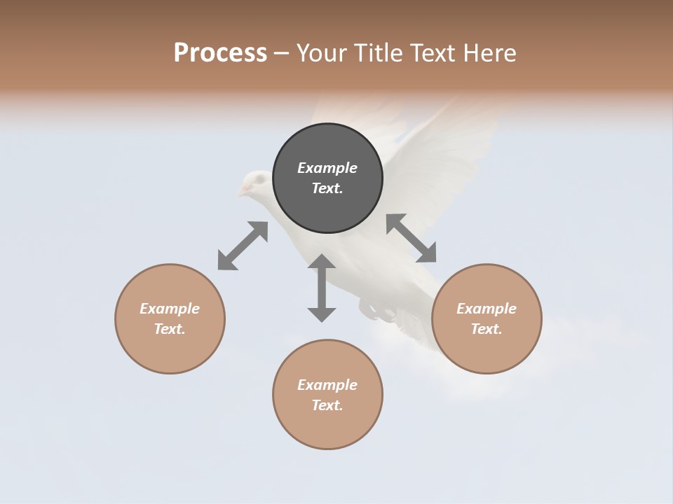 Dove Blue White PowerPoint Template