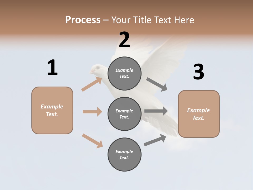 Dove Blue White PowerPoint Template