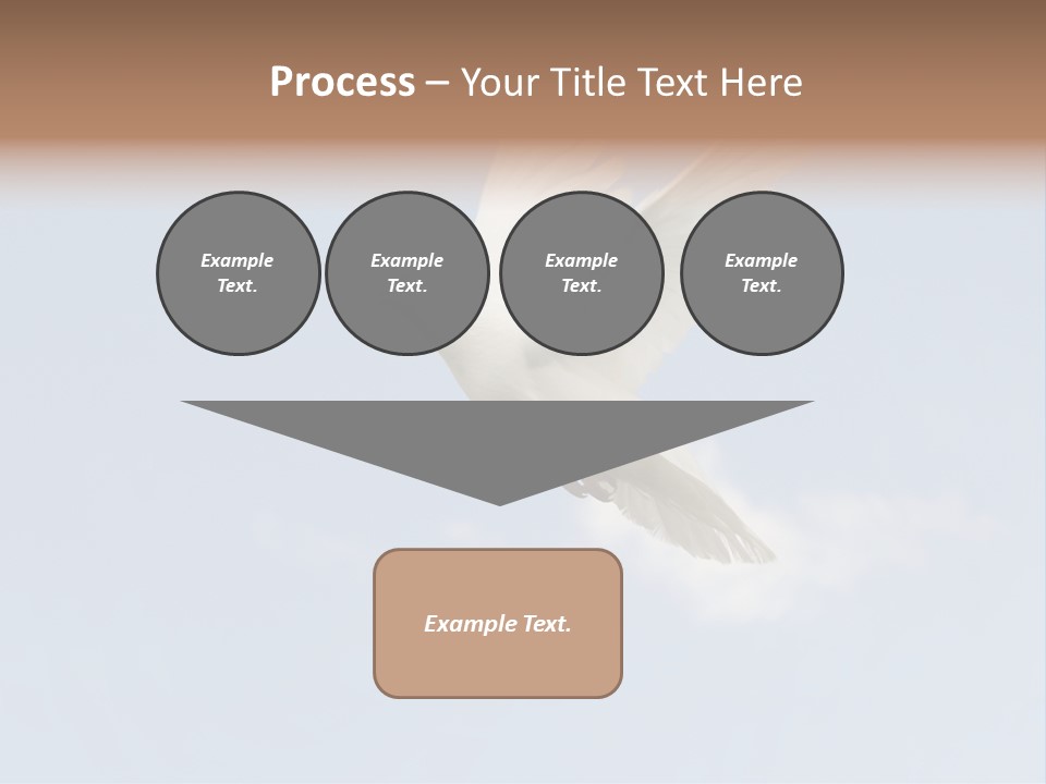 Dove Blue White PowerPoint Template