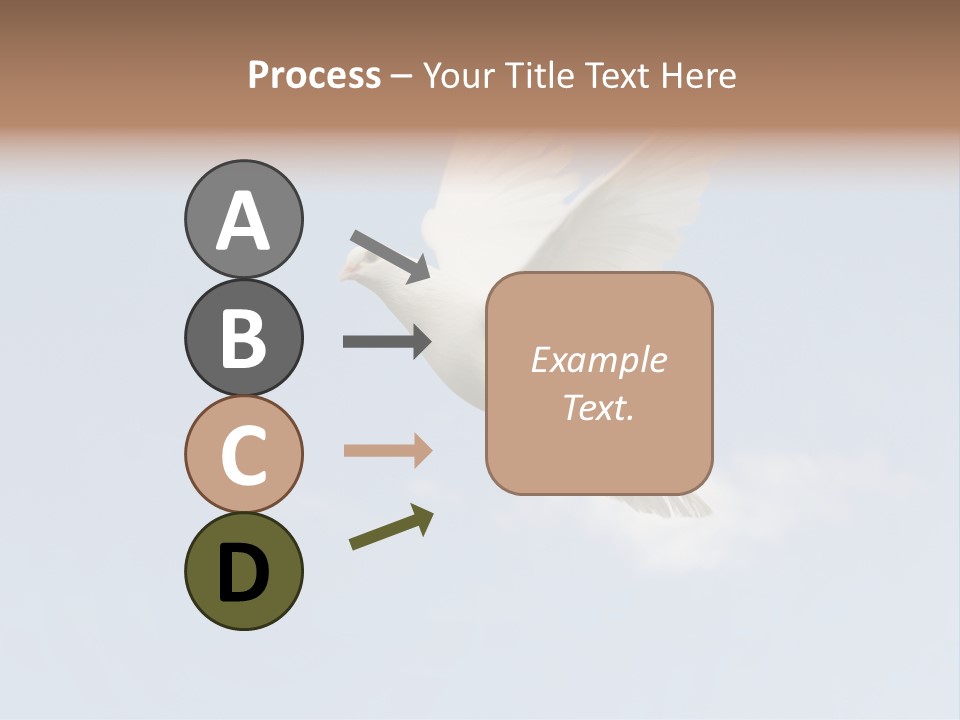 Dove Blue White PowerPoint Template