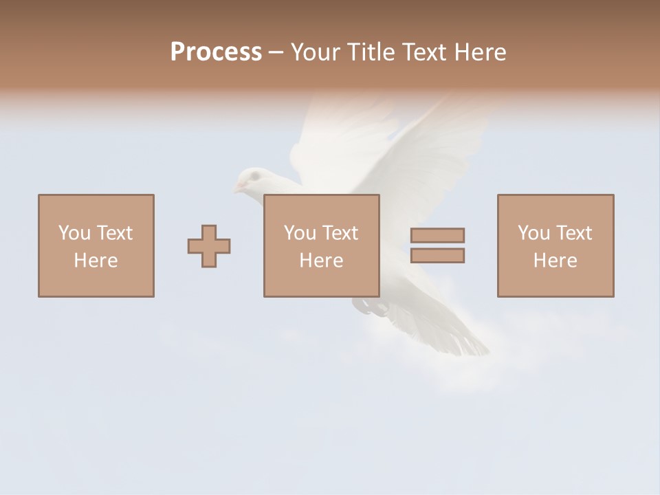 Dove Blue White PowerPoint Template
