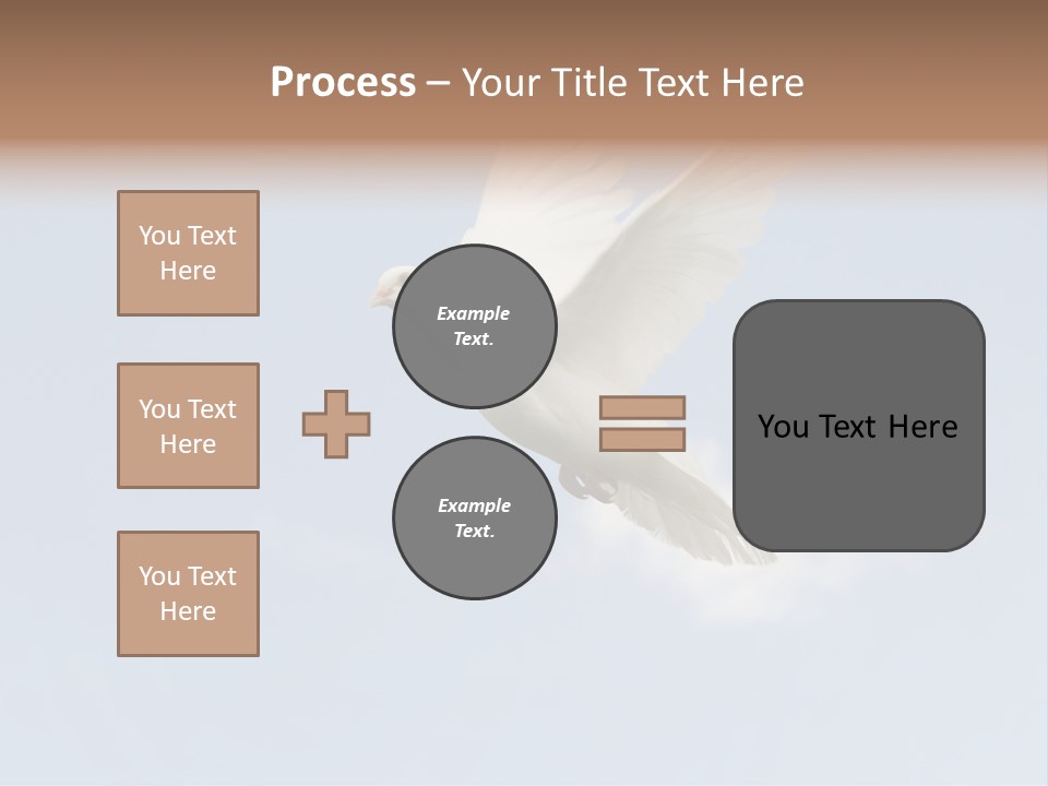 Dove Blue White PowerPoint Template