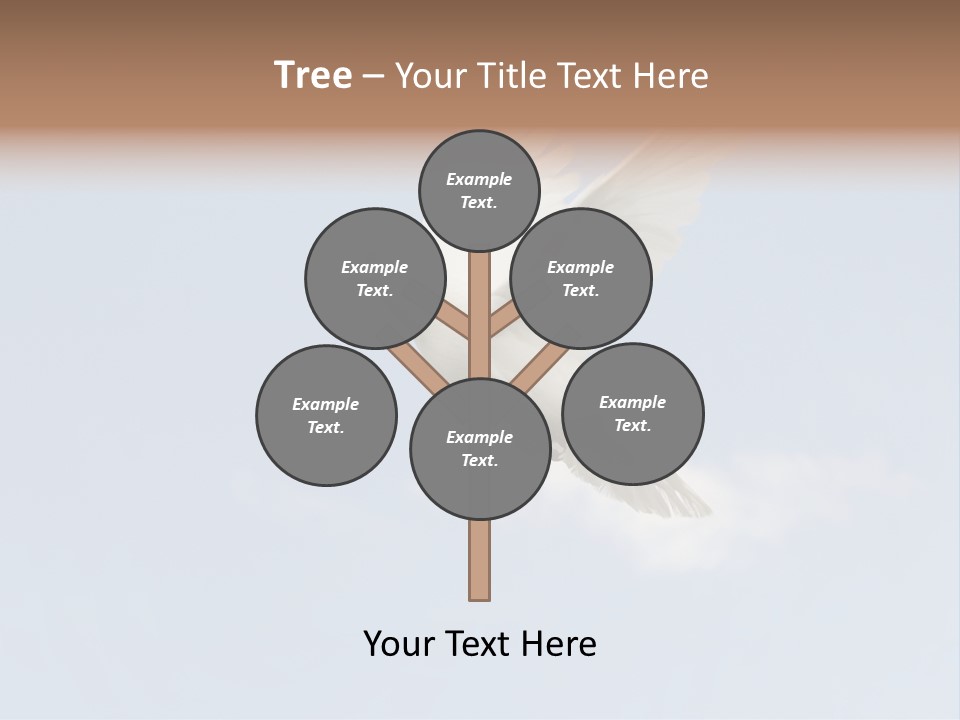 Dove Blue White PowerPoint Template