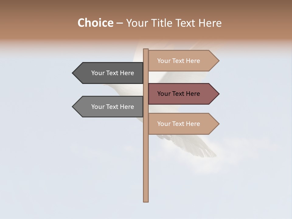 Dove Blue White PowerPoint Template