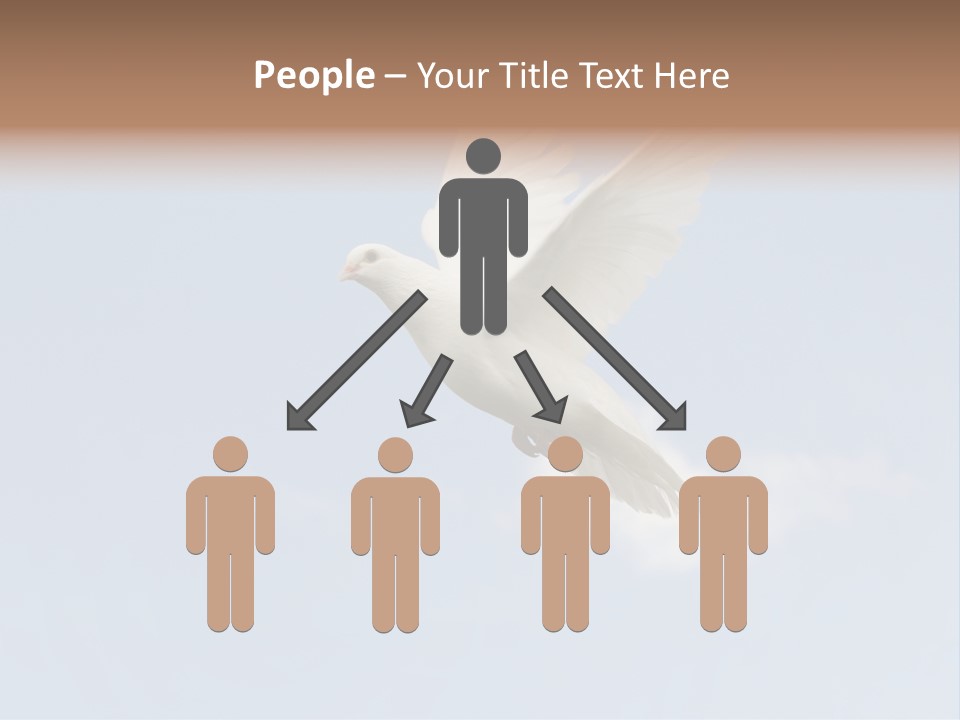 Dove Blue White PowerPoint Template