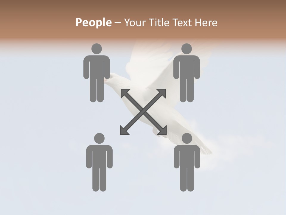 Dove Blue White PowerPoint Template