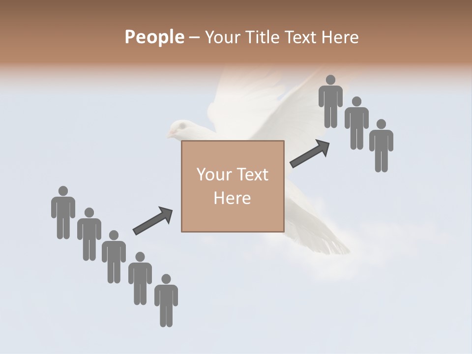 Dove Blue White PowerPoint Template