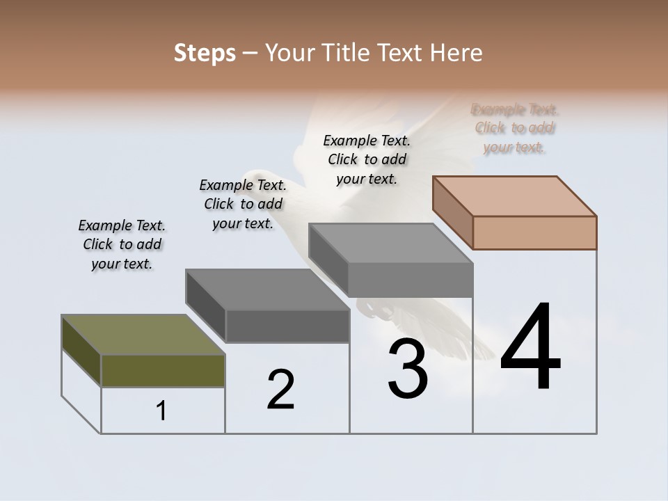 Dove Blue White PowerPoint Template