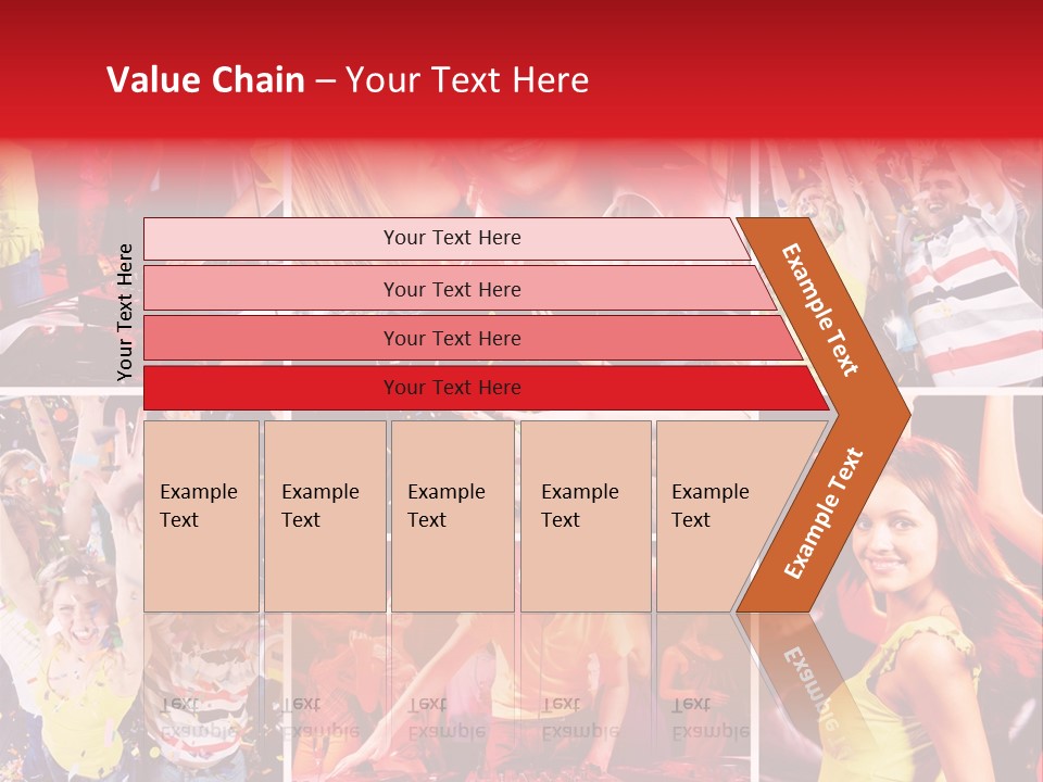 Gathering Happy Collage PowerPoint Template