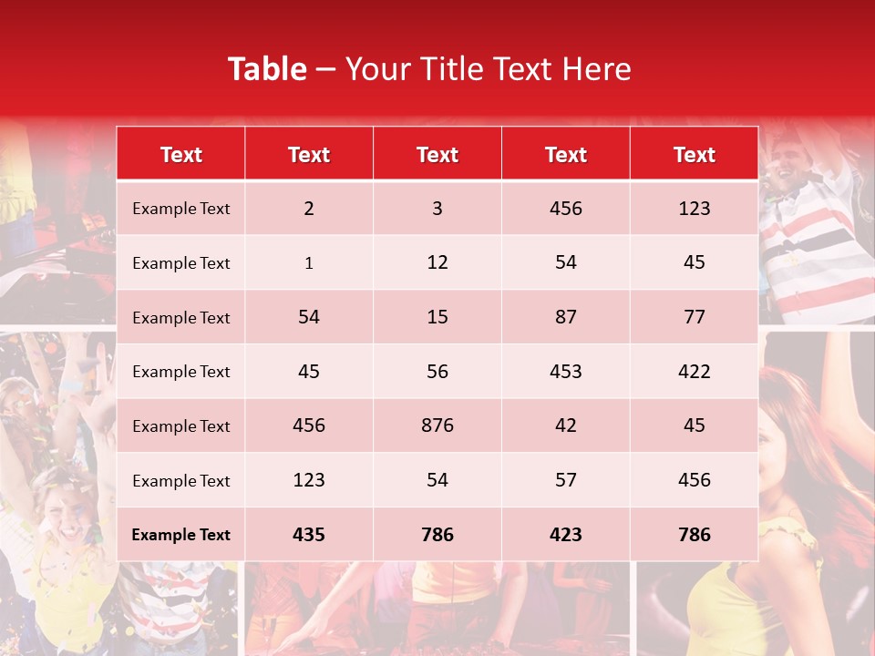 Gathering Happy Collage PowerPoint Template