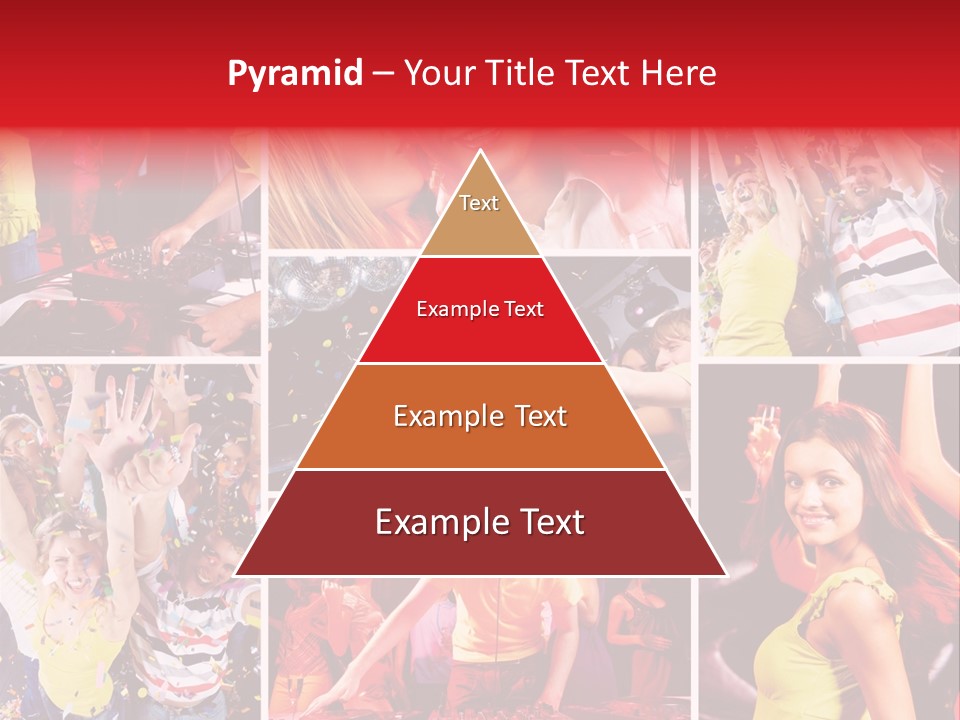 Gathering Happy Collage PowerPoint Template