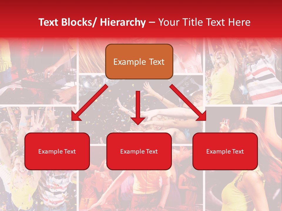 Gathering Happy Collage PowerPoint Template