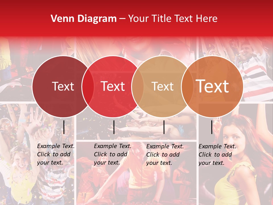 Gathering Happy Collage PowerPoint Template