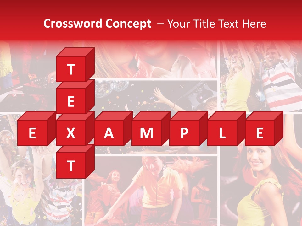 Gathering Happy Collage PowerPoint Template