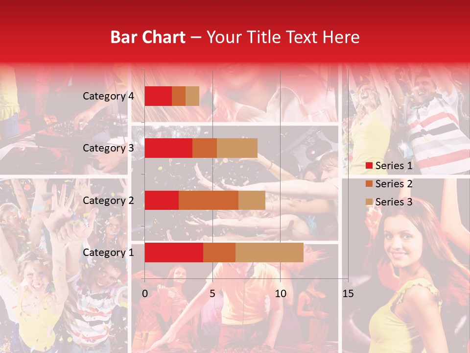 Gathering Happy Collage PowerPoint Template