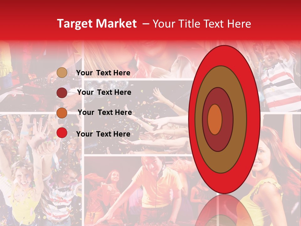 Gathering Happy Collage PowerPoint Template