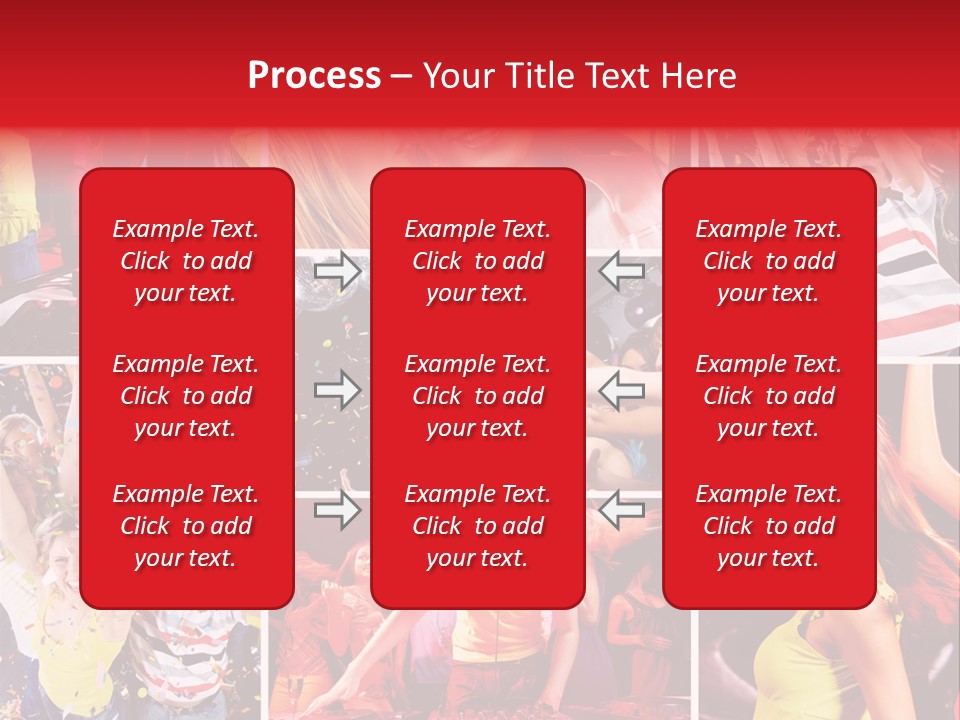 Gathering Happy Collage PowerPoint Template