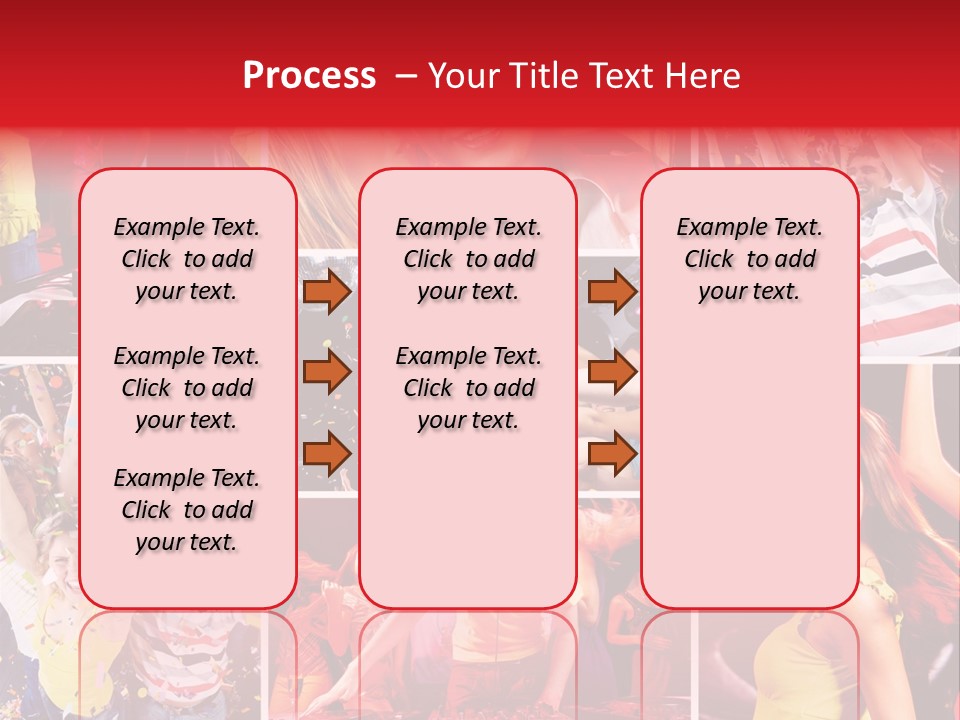 Gathering Happy Collage PowerPoint Template