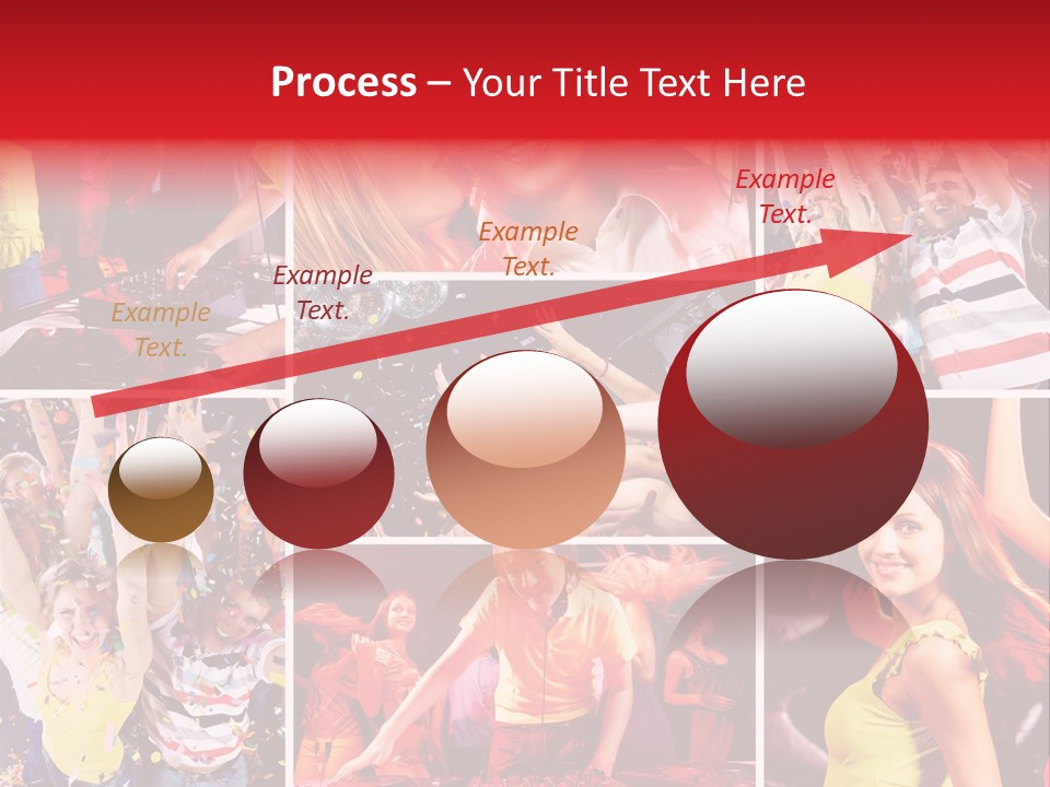 Gathering Happy Collage PowerPoint Template