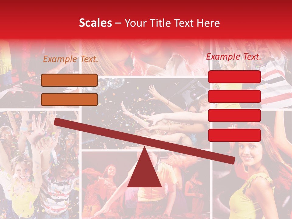 Gathering Happy Collage PowerPoint Template