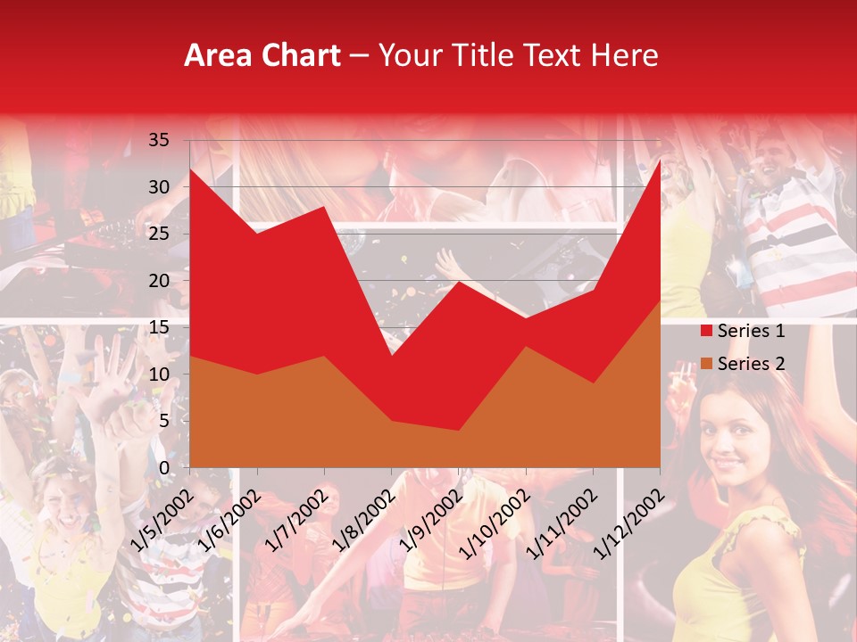 Gathering Happy Collage PowerPoint Template