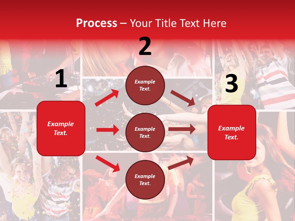 Gathering Happy Collage PowerPoint Template