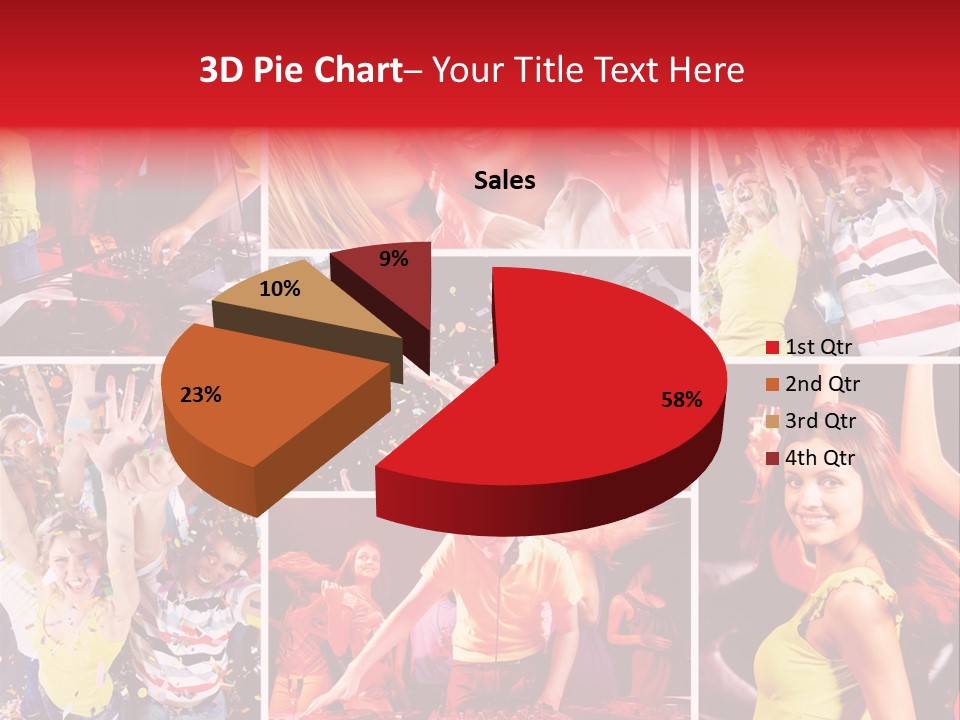 Gathering Happy Collage PowerPoint Template
