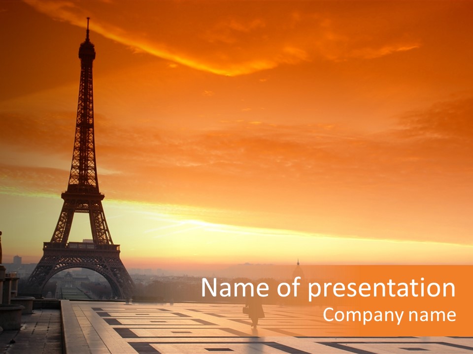 Tourism Architecture Monument PowerPoint Template