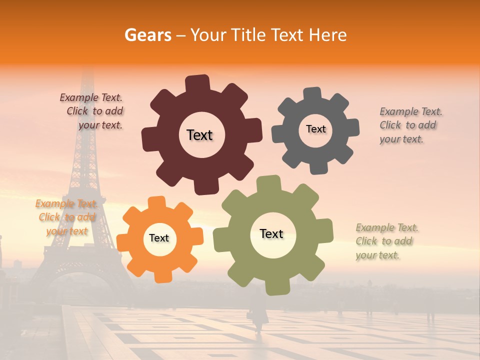 Tourism Architecture Monument PowerPoint Template