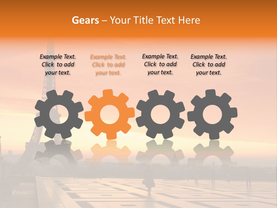 Tourism Architecture Monument PowerPoint Template