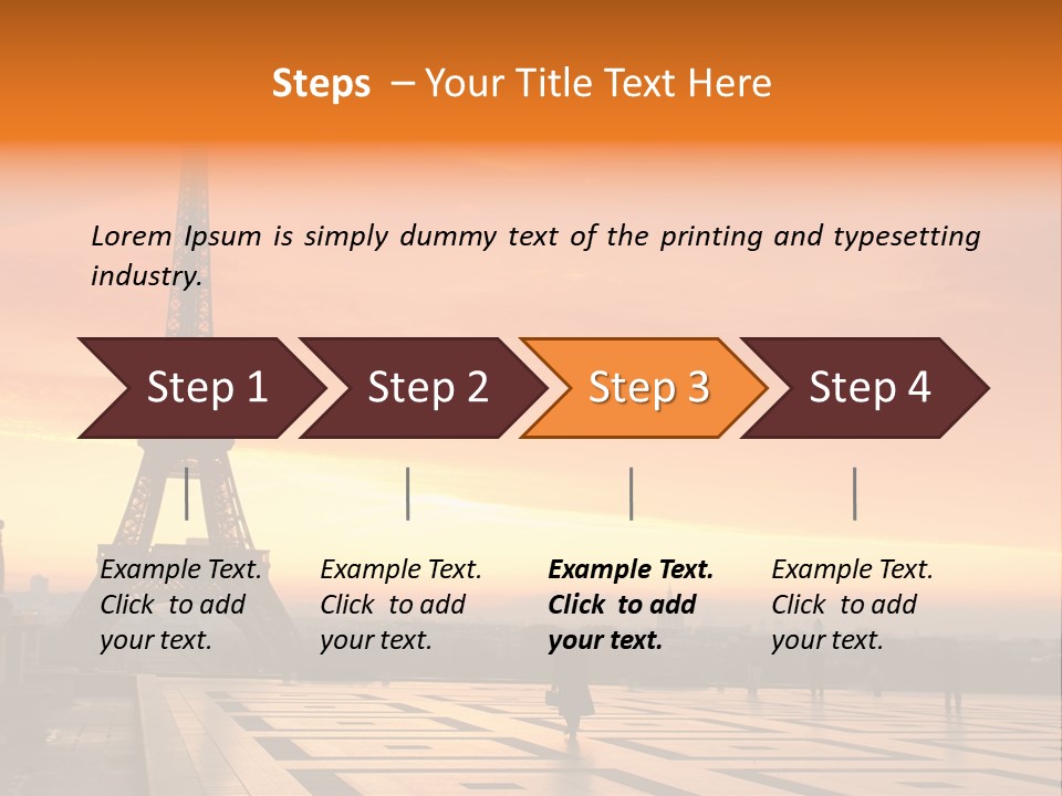 Tourism Architecture Monument PowerPoint Template