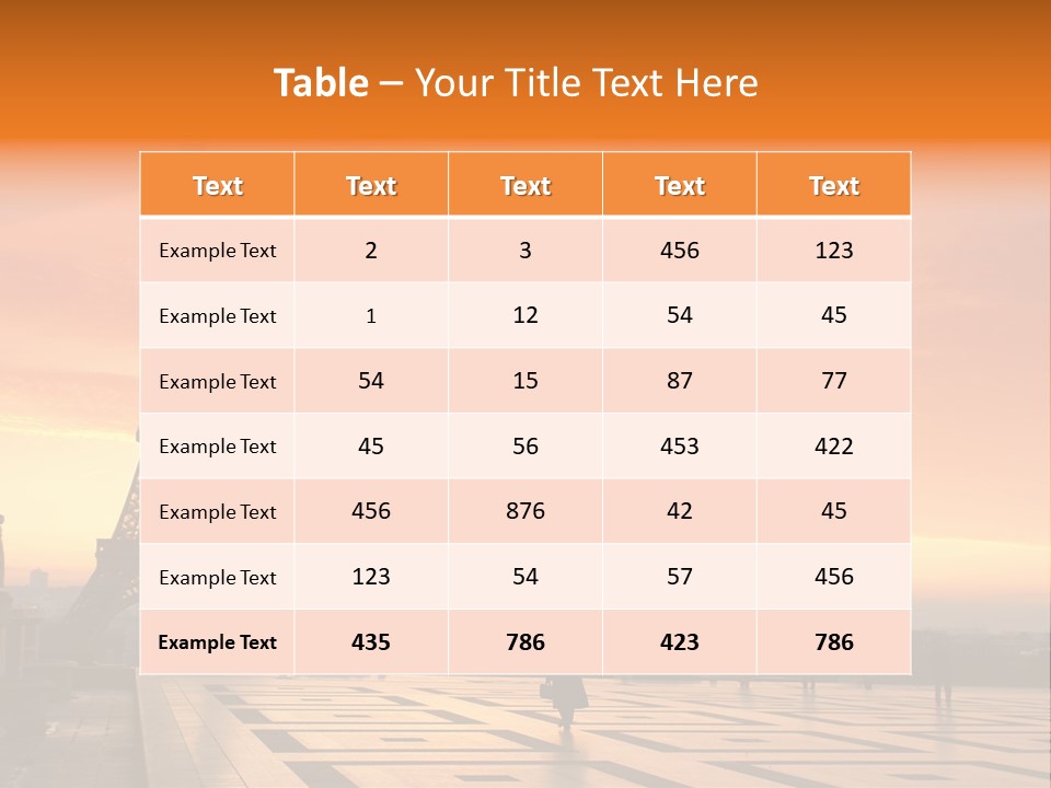 Tourism Architecture Monument PowerPoint Template